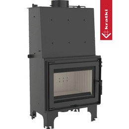 Termocamino a legna KRATKI AQUARIO Z 14 kW Ø 200