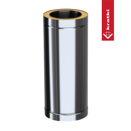 ADAM DW Tubo de chimenea de doble pared fi 180 0,5m