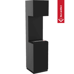portal Bioethanol fireplace SIERRA TÜV black