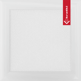 Kratka wentylacyjna kominkowa Oskar 22x22 biała