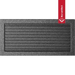 Griglia di Aerazione 22x45 nero e argento avec une persienne