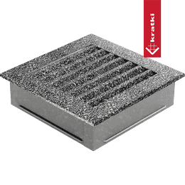 Vent Cover FRESH 17x17 black and silver