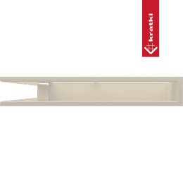 Eck-Lüftungsgitter LUFT 56x56x9 Creme