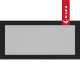 Lüftungsgitter 22x45 schwarz