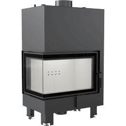 Wasserführender Kamineinsatz KRATKI MBM links 12 kW Ø 180
