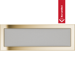 Rejilla de ventilación 17x49 chapado en oro