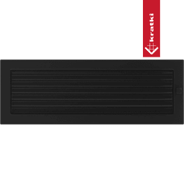 Vent Cover 17x49 zwart met zonwering