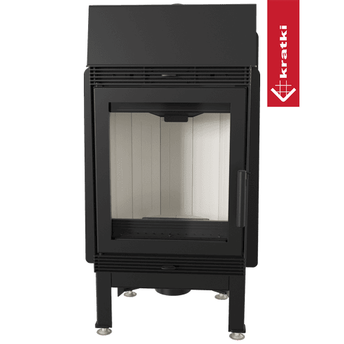 Steel fireplace KRATKI BLANKA 8 kW Ø 160