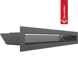 Ventilatiedeksel LUFT 6x40 grafiet Slim