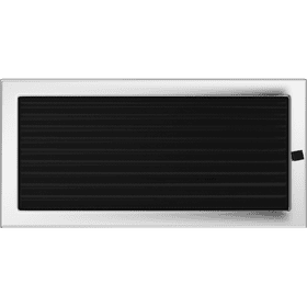 Vent Cover 22x45 nickel - plated with blinds