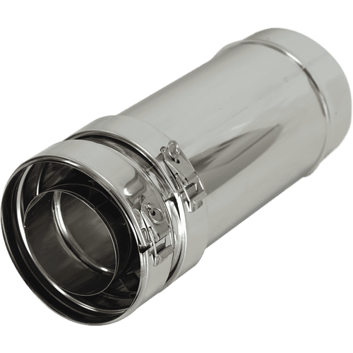Adjustable coaxial pipe Ø 100/150