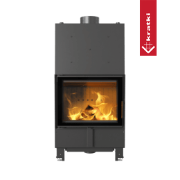 Krbový krb KRATKI LUCY 12 kW Ø 200 čierne