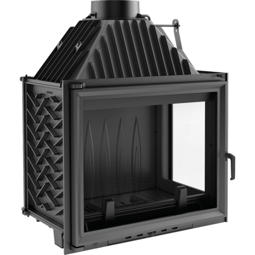 Kamin od lijevanog željeza AMELIA desni 21 kW Ø 200