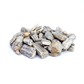 Stone bark pebbles for bio-fireplaces