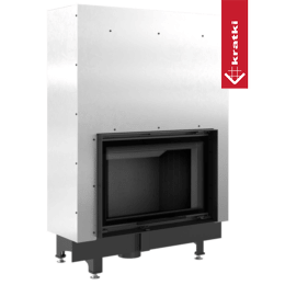 Čelični kamin KRATKI ZIBI 11 kW Ø 180 podizanje crni thermotec