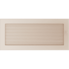 Vent Cover 17x37 cream with blinds