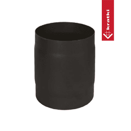 Schornsteinverbinder aus Stahl Ø 180 schwarz
