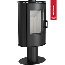 Houtgestookte stalen kachel KRATKI AB S/N/DR Ø 150 8 kW