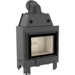 Kamineinsatz aus Stahl KRATKI MBM 10 kW Ø 200 mit Türfeder