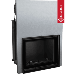 Water heating fireplace KRATKI AMELIA 15 kW Ø 220 lift-up