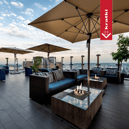 Gasfeuerstelle Outdoor AQF2 47,1x39,5 10 kW Propan