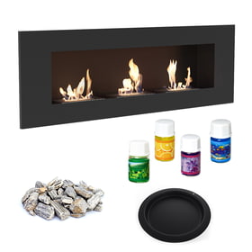 Wall-mounted bio-fireplace DELTA 3 set mix set