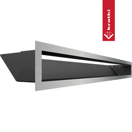 Ventilatiedeksel LUFT 9x80 gepolijst Slim