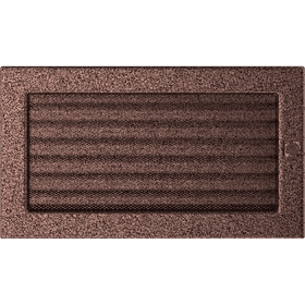 Rejilla de ventilación 17x30 cobre con persianas