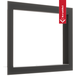 Marco para chimenea KRATKI ZIBI ECO puerta guillotina anchura 60