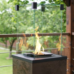 Patio Gas Heater Quartz Sinter Base Panel Oxide Nero manual 8,2 kW