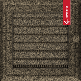 Kratka kominkowa Oskar 17x17 czarno-złota żaluzja