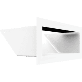 Kratka wentylacyjna kominkowa LUFT 9x20 biała Slim