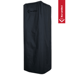 Gaskachel PATIO textielhoes (zwart logo)