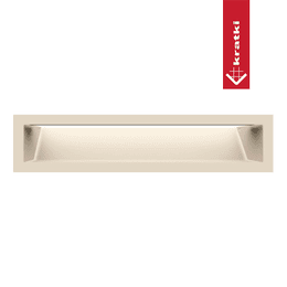 Kratka wentylacyjna kominkowa LUFT 9x40 kremowa