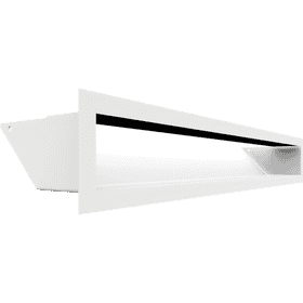 Kratka wentylacyjna kominkowa LUFT 9x60 biała Slim