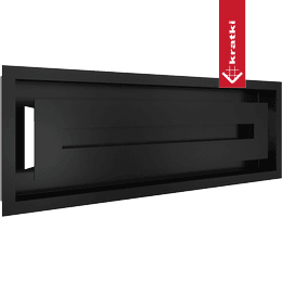 Lüftungsgitter WIND 17x49 schwarz
