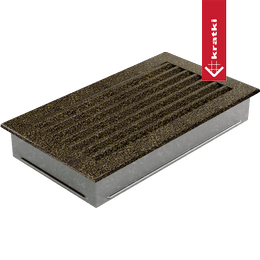 Ventilacijski poklopac FRESH 17x30 crna i zlatna