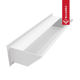 Lüftungsgitter LUFT 9x40 weiß