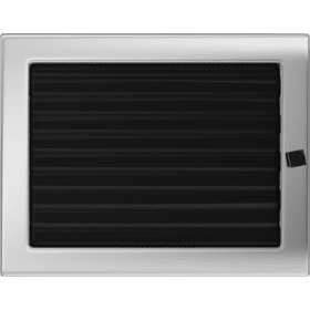 Vent Cover 22x30 nickel - plated with blinds