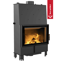 Krb kotol KRATKI LUCY 16 kW Ø 200 čierne
