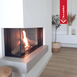 Gasspeis GRILLER LEO 70 venstresidig naturgass ∅ 100/150 6,8 kW
