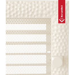 Lüftungsgitter VENUS 17x49 Creme Jalousie