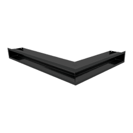 Vent Cover LUFT corner left 76,6x54,7x9 matt black
