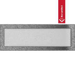 Vent Cover 17x49 black and silver