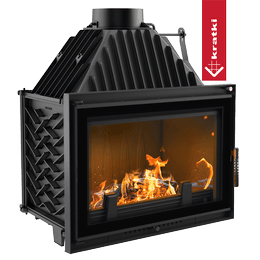 Kominek powietrzny żeliwny KRATKI OLIWIA DECO 16 kW Ø 200
