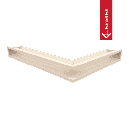 Venter Cover Luft Corner vľavo 76,6x54,7x9 krém