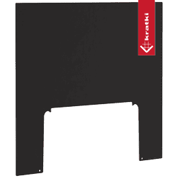 Steel log burner INGA hearth plate