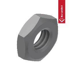 Écrou bas M6 DIN 439 / 82153 galvanisé unité 100 pcs.