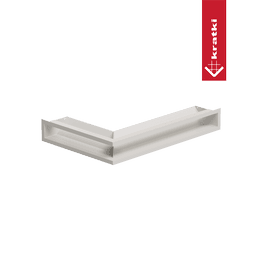 Eck-Lüftungsgitter LUFT rechts 40x60x9 Kaschmir Slim