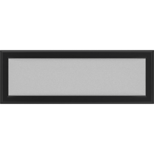 Kratka wentylacyjna kominkowa Oskar 17x49 czarna